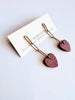 heart earrings