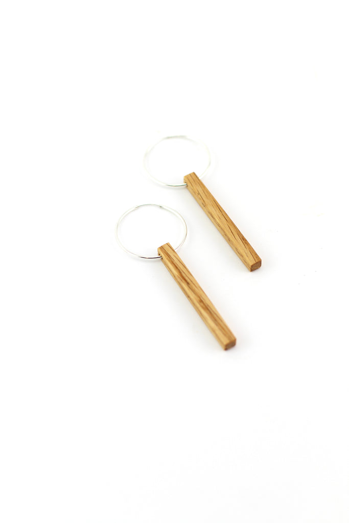 Wooden earrings